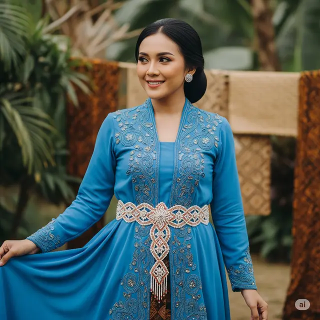 Model Payet Mutiara di Pinggang Terbaru. Foto: Gemini