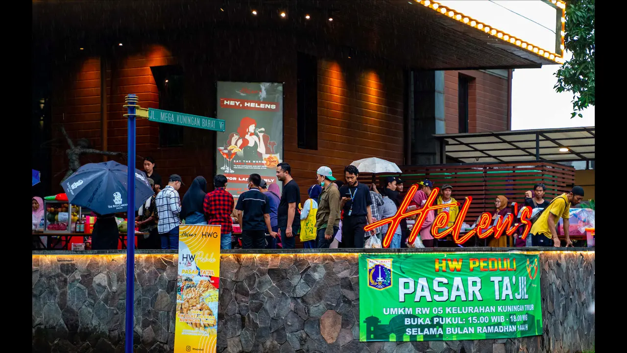 Never Stop Caring: HW Peduli Dukung UMKM dengan Pasar Takjil Gratis