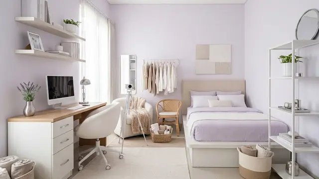 Lavender dan Soft White yang Menenangkan