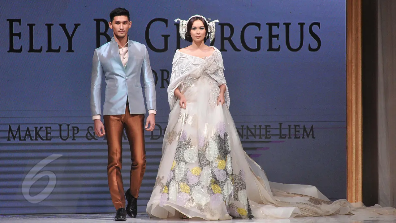 Warna-warni Gaun Pengantin di Pameran Wedding Indonesia