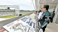 Presiden Jokowi di Sirkuit Mandalika. (c) Biro Pers Sekretariat Presiden