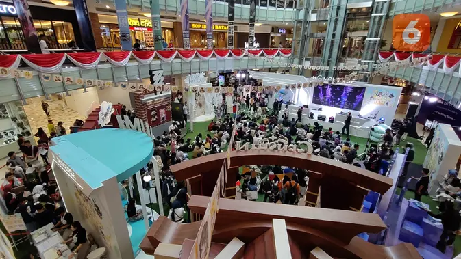 <p>Suasana area Hoyo Fest 2023 di Millenium Atrium, Mall Artha Gading, Jakarta Utara. (Liputan6.com/ Yuslianson)</p>