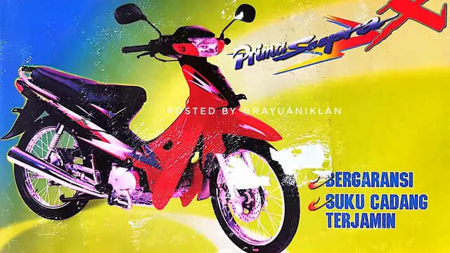 Motor cina mirip Supra Bapak (Instagram/@rayuaniklan)