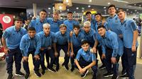 Skuad Argentina bertolak dari Buenos Aires pada Senin (30/10/2023) malam waktu setempat menuju Jakarta untuk bertempur di Piala Dunia U-17 2023. (Twitter/@Argentina)