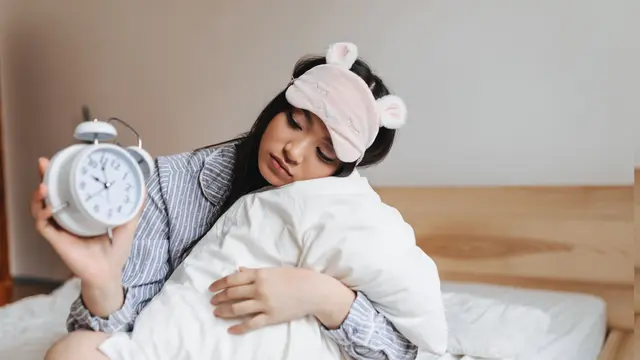 Ilustrasi menetapkan jam tidur