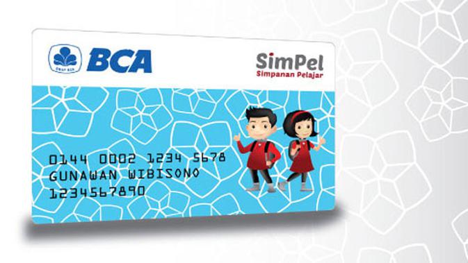 Kartu ATM Simpel (Simpanan Pelajar) (sumber: bca.co.id)