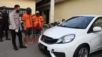 Dya residivis menipu juragan sapi dan hasil penjualannya dibelikan gadai mobil Honda Brio. (Foto: Liputan6.com/Humas Polres Kebumen)