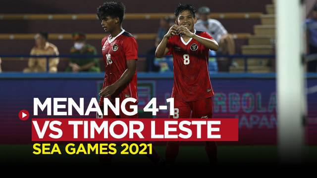 Berita video highlights Timnas Indonesia Vs Timor Leste di babak penyisihan Grup A SEA Games 2021, Selasa (10/5/22)