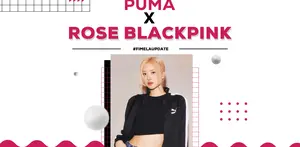 PUMA menampilkan koleksi ikonik hasil kolaborasi dengan Rose Blackpink yang memiliki ciri khas tersendiri.