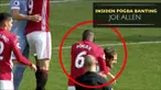 Video insiden Paul Pogba banting Joe Allen ke tanah pada laga MU melawan Stoke City di Premier League
