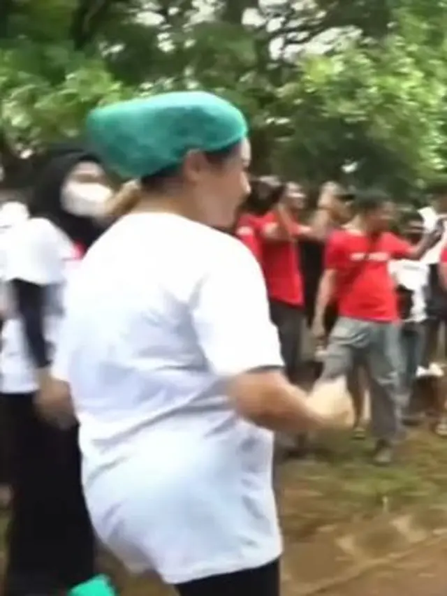 Nagita Slavina ikut lomba 17-an (TikTok/lookaatme.id)