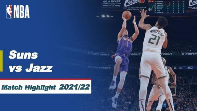 Berita video highlights NBA, Pertandingan antara Phoenix Suns melawan Utah Jazz dalam lanjutan NBA 2021/2022, Selasa (25/1/2022) pagi hari WIB.
