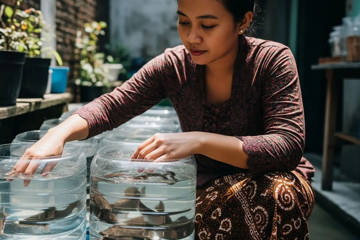 Cara Membersihkan Galon Bekas Sebelum Dipakai Sebagai Kolam