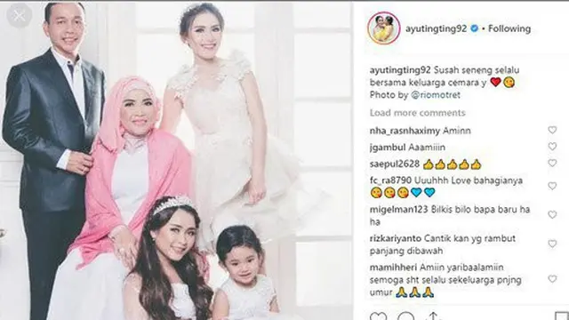 Ayu Ting Ting dan Keluarga