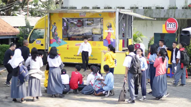 Acara #IM3OoredooXschool di Bandung.