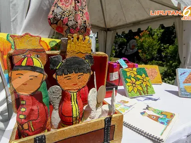 Acara Peringatan Hari Bumi Greenesia diadakan di Taman Mataram, Jakarta, Minggu (20/4/2014). (Liputan6.com/Faizal Fanani)