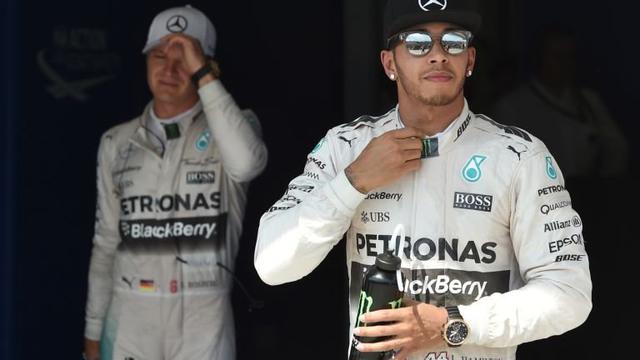 Lewis Hamilton dan Nico Rosberg 