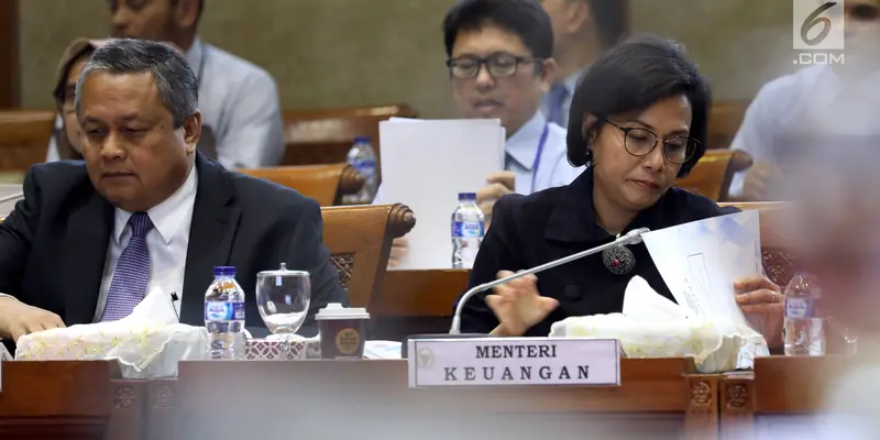 Menkeu Sri Mulyani Raker Dengan Komisi XI Bahas Perekonomian 2019