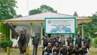 Menhut Tinjau PLG di Riau, Perkuat Fasilitas dan Revitalisasi Konservasi Gajah