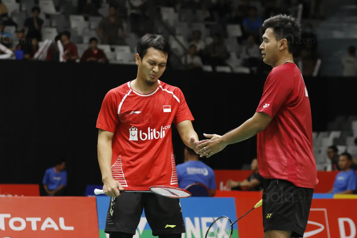 Mohammad Ahsan/Angga Pratama, Kejuaraan Beregu Asia 2018