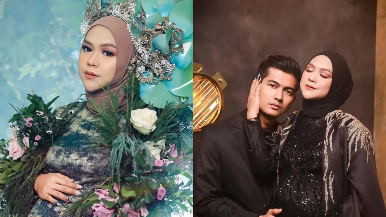9 Gaya Maternity Shoot Ria Ricis dengan Ragam Tema, Pakai Kostum Peri Hutan-Baju Serba Hitam