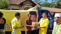 DPP Golkar memberi bantuan untuk korban longsor Purworejo (Istimewa)