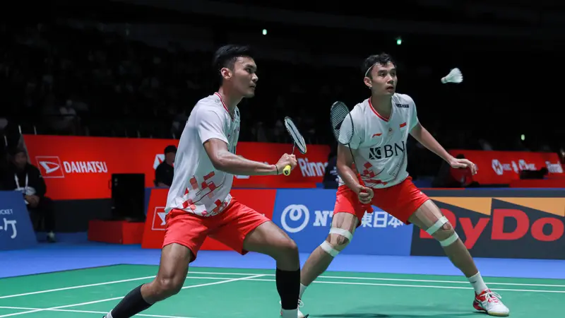 Bagas Maulana/Muhammad Shohibul Fikri - Japan Open 2023 - Bulu Tangkis