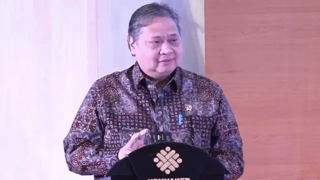 Mentri Koordinator Bidang Perekonomian, Airlangga Hartarto.