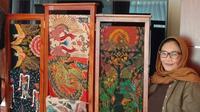 Kreasi batik penuh warna karya Datik Daryanti, wujud cinta pada budaya Tangerang Selatan. (Sumber: Liputan6)