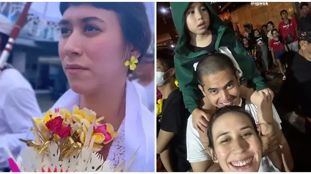 Potret 6 Artis Rayakan Nyepi 2024, Mahalini Raharja Ditemani Rizky Febian