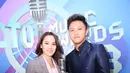 Rizky dan Sheryl usai menerima penghargaan di Studio Emtek City, Daan Mogot, Jakarta Barat, Jumat (27/4/2018) malam. Sedangkan Chandraliow berhalangan hadir. (Adrian Putra/Bintang.com)