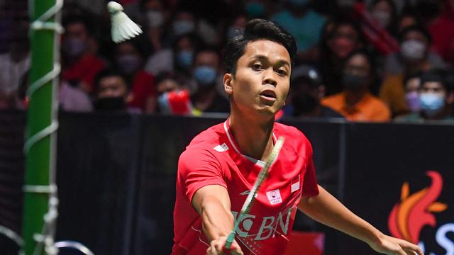 Foto: Anthony Sinisuka Ginting Pecah Telur, Indonesia Borong 3 Gelar di Singapore Open 2022