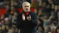 Pelatih Manchester United (MU), Jose Mourinho. (Oli SCARFF / AFP)