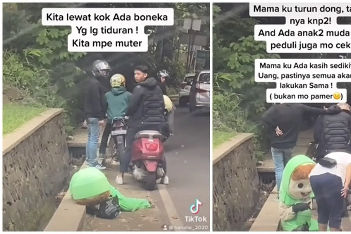 Badut Jalanan Ini Tidur di Pinggir Jalan Karena Sakit, Bikin Pilu Sekaligus Khawatir