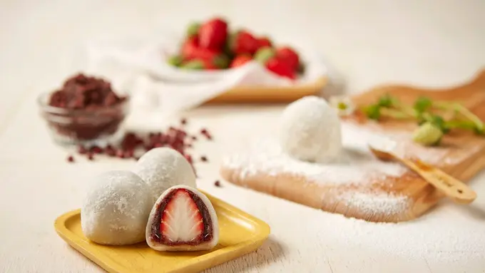 mochi stroberi