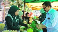 Pemkot Surabaya membuat mini agrowisata di area kantor Dinas Ketahanan Pangan dan Pertanian (DKPP) Kota Surabaya. (Foto: Liputan6.com/Dian Kurniawan)