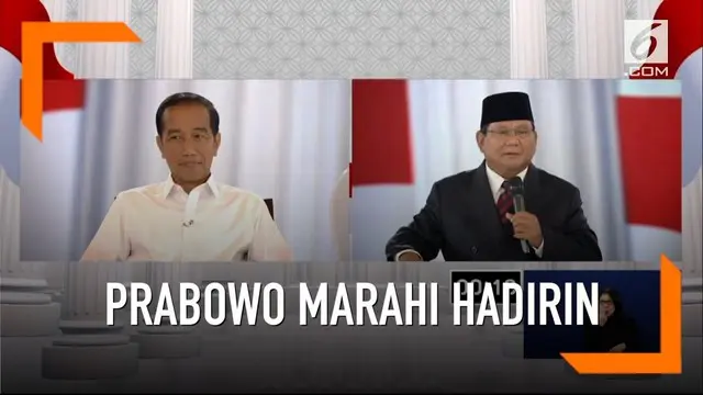 VIDEO: Prabowo Marahi Hadirin yang Tertawa saat Debat