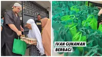 6 Potret Ivan Gunawan Bagi Sembako ke Tetangga, Indahnya Sedekah di Bulan Ramadan