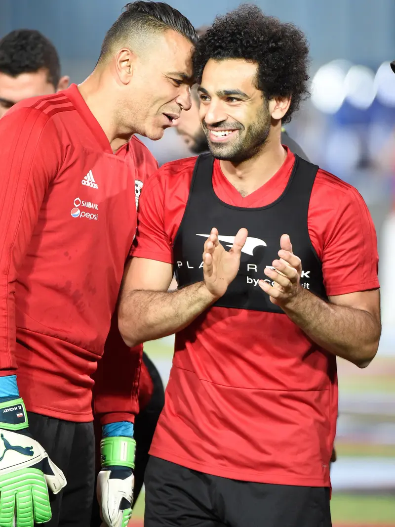 Mohamed Salah dalam Latihan Terakhir Timnas Mesir