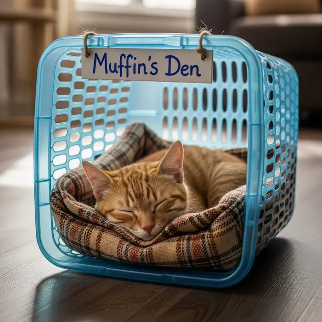 Barang Bekas Ini Bisa Jadi Kandang Mini (Image by Gemini AI)