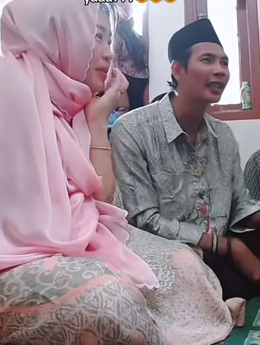Momen Akad Nikah Pinkan Mambo dan Arya Khan (Sumber: Tiktok/triaf30)