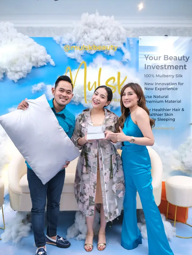 Nagita Slavina, Shandy Purnamasari dan Gilang Widya Pramana