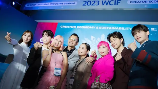 Raffi Ahmad menghadiri dan mendapat award dari WCIF 2023 (Foto: instagram raffinagita1717)