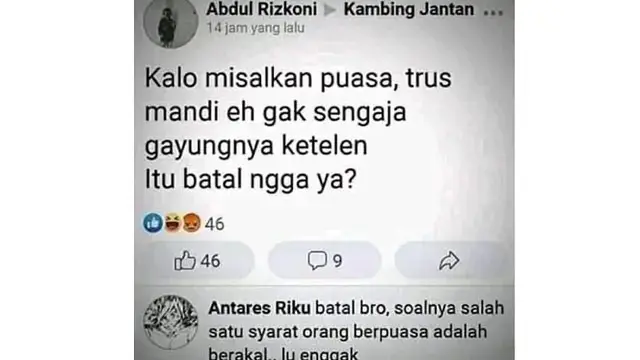 8 Alasan Netizen Batal Puasa Ini Bikin Geleng Kepala