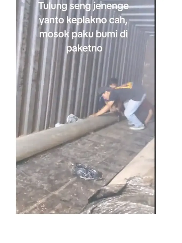 Momen Kurir Temukan Paket Paku Bumi Ini Bikin Netizen Heran