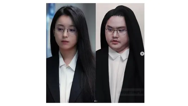 6 Cosplay Low Budget Jadi Seleb Cewek Drama Korea Ini Kelewat Unik, Kocak