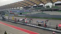 Lintasan balap Asia Road Racing Championship (ARRC) 2019 kelas AP250 di Sirkuit Sepang, Malaysia (Thomas/Liputan6.com)