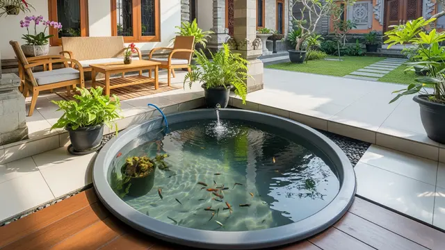 Model Teras untuk Budidaya Ikan Air Tawar di Rumah (Foto: Gemini AI)
