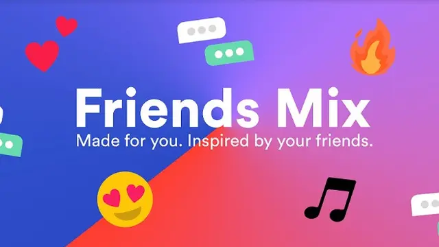 Ilustrasi Friends Mix (Dok. Spotify)
