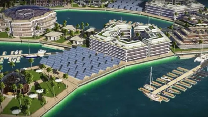 Kota terapung di Polinesia Prancis (The Seasteading Institute)